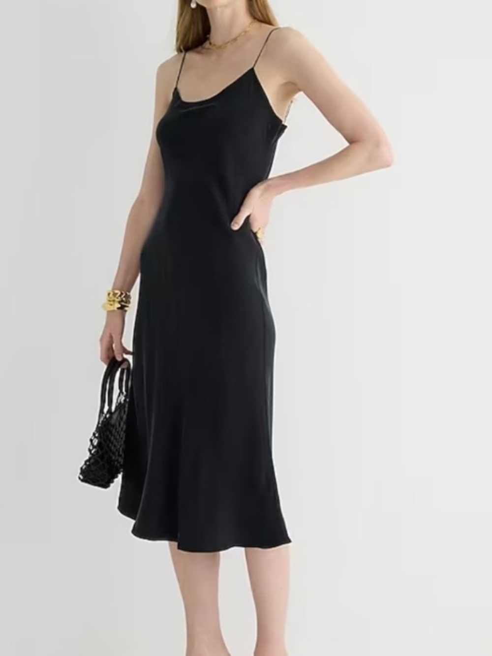 J.Crew Gwyneth Cupro Slip Dress - size 6 - NWT
